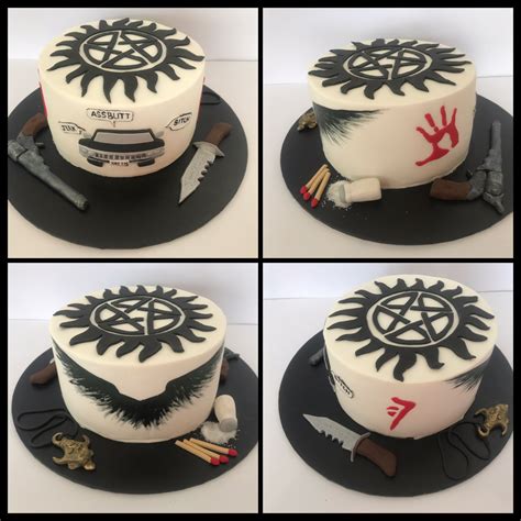 Supernatural Cake Supernatural Cake Supernatural Birthday Cake