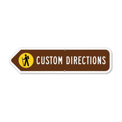 6 X 24 Custom Arrow Signs