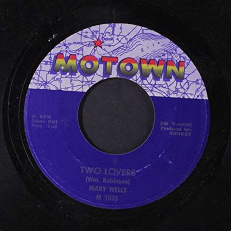 Mary Wells Two Lovers 45 Rpm Single Music
