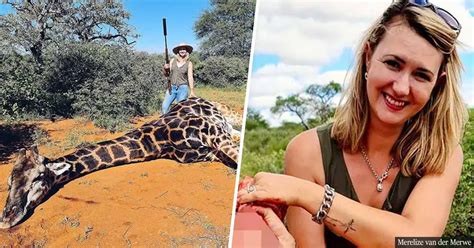 Trophy Poses With Heart Of Giraffe She Shot For 2000 And Defends Her Actions Laptrinhx News