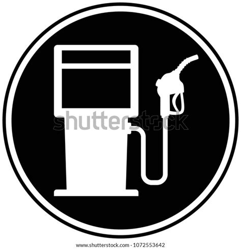 Fuel Pump Icon Vector Cartoon Illustration Stock Vector Royalty Free