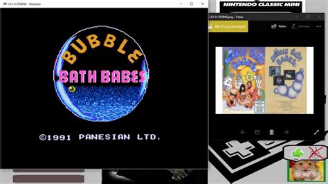 Bubble Bath Babes 1991 Nes Mini Gameplay Youtube