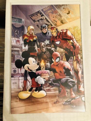 Marvel Comics 1000 D23 Disney Expo 1st Appearance Mickey Mouse Ramos Variant