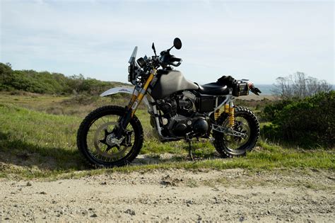 It tips the scales at a smidge under 360 lbs (162 kg), thanks to the liberal use of lightweight custom parts and carbon fiber. Sportster Adventure Bike: Carducci Dual Sport SC3 ...