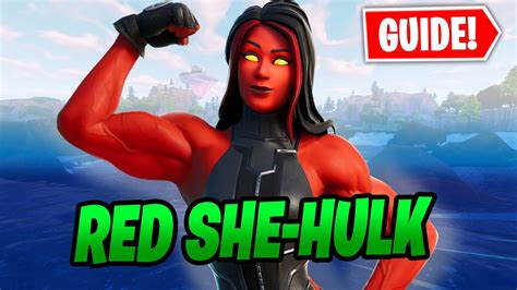 How To Get Red She Hulk In Fortnite Season 4 Unlocking Crimson
