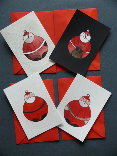 Cartes de noel diy aux motifs sapins et ornements réalisés avec washi tape Carte de Noël à fabriquer soi-même: plus de 80 idées à ...