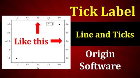 Customize Minor Tick Labels And Major Tick Labels In Origin YouTube