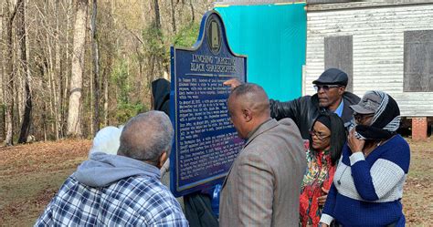 Lowndes County Dedicates Historical Marker In Ft Deposit Alabama