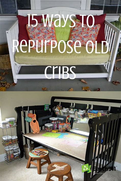 15 Ways To Repurpose Old Baby Cribs Old Baby Cribs Baby Crib Diy