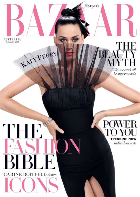 Katy Perry Is Bazaars September 2015 Cover Star Katy Perry Katy