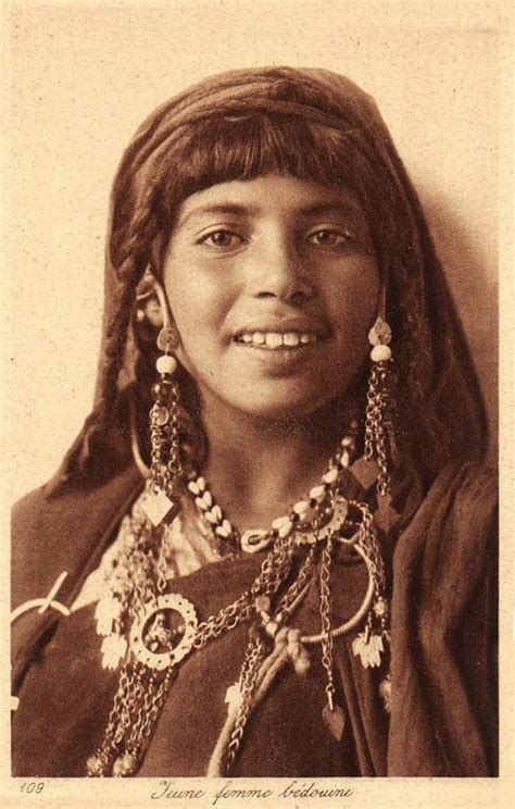Portrait Of A Young Bedouin Woman By Lehnert And Landrock Tunisia Or