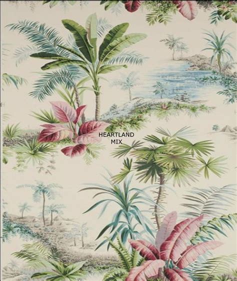 Vintage Tropical Wallpaper Vintage Digital Image Download Printable