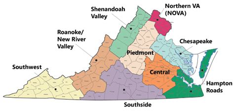Is This An Accurate Map Of Virginias Regions Chesapeake