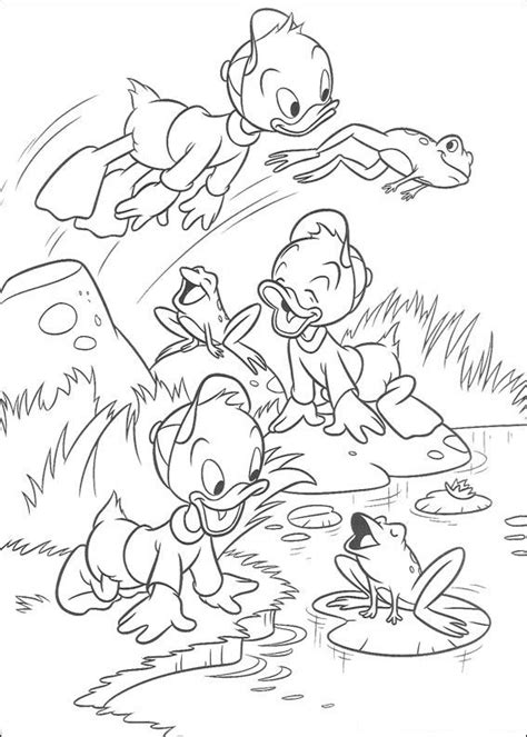 Coloring Page Huey Dewey And Louie Coloring Pages 0