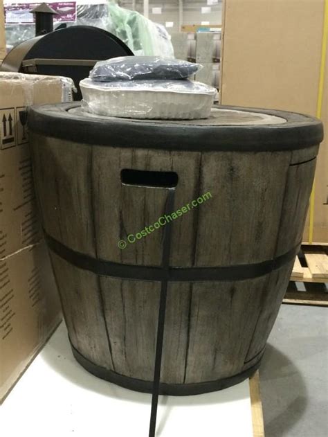 Global Outdoors 27″ Wine Barrel Fire Table Costcochaser