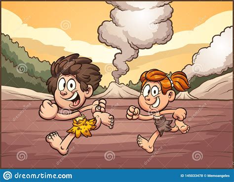 Cave Boy Cave Girl Stock Illustrations 140 Cave Boy Cave Girl Stock