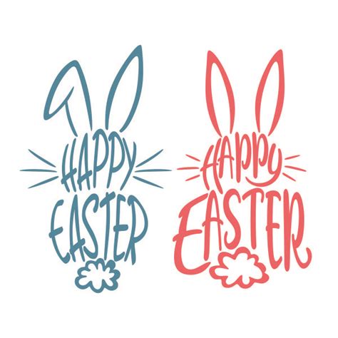 Happy Easter Bunny Cuttable Design Cricut Easter Ideas Happy Easter