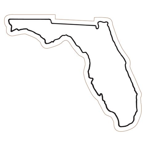 Florida Outline Vector At Getdrawings Free Download