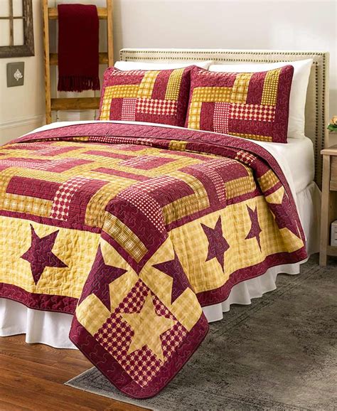 3 Pc Country Star Quilt Sets Quilt Sets Country Stars Star Quilt