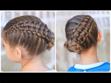 For braided pigtails, two sections are this hairstyle would be perfect for going out and just having fun. Zipper Braid Updo | Cute Girls Hairstyles - YouTube