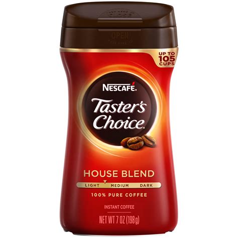 Nescafe Tasters Choice House Blend Light Medium Roast Instant Coffee