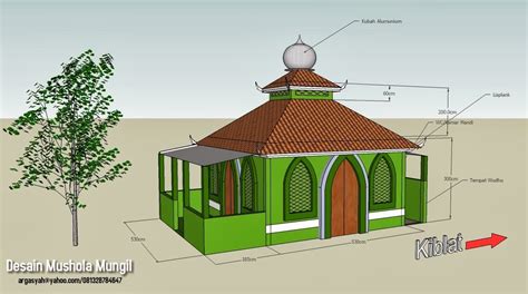 Karena dengan adanya mushola, kegiatan beribadah pun bisa dilakukan lebih khusuk lagi. Desain Masjid Minimalis | Desain Properti Indonesia