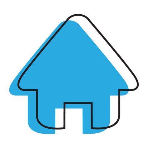 Home Blue House Icon Png And Svg Design For T Shirts