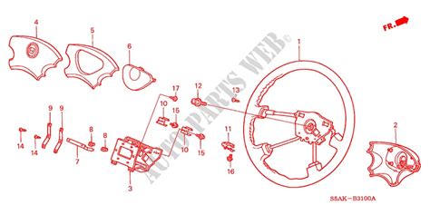 Steering Wheel For Honda Cars Civic Exi 4 Doors 5 Speed Manual 2002