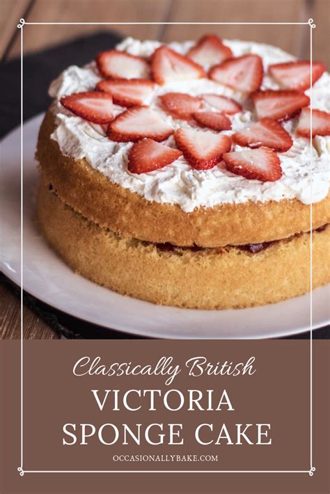 Classic Victoria Sponge Cake Occasionally Bake