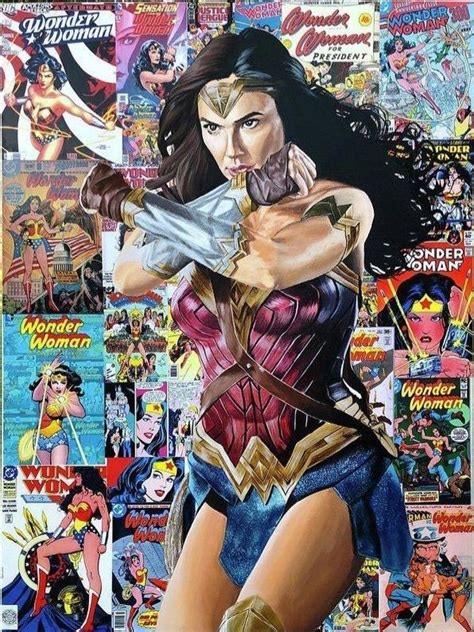 LMH Artist Unknown Wonder Woman Superhero Fictional Characters