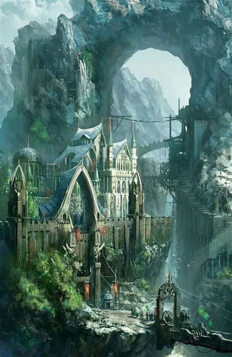 Fantasy Kunst Fantasy City Fantasy Castle Fantasy Places Fantasy
