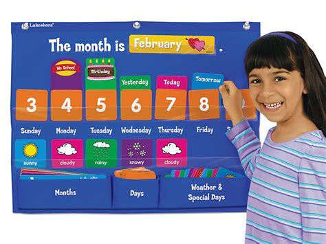 Week By Week Calendar At Lakeshore Learning Kids Calendar Calendar