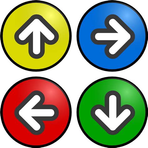 Direction Arrows Clipart Png Download Full Size Clipart 5243207