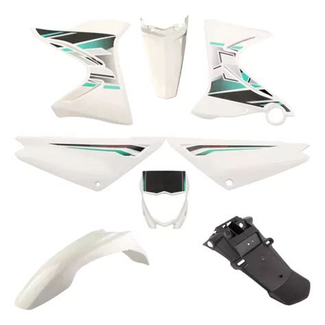 Kit De Plasticos Completo Para Yamaha Xtz Blanco Mtc Env O Gratis