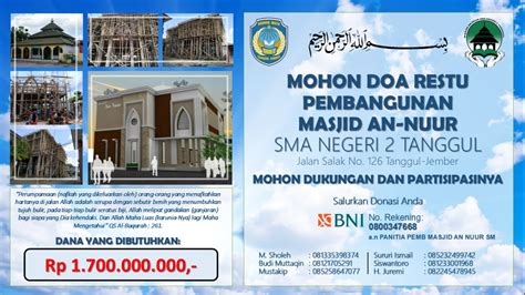 Contoh Spanduk Donasi Pembangunan Masjid Istiqlal Alamat Imagesee