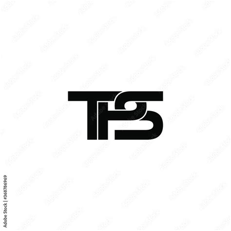 Tps Letter Original Monogram Logo Design Stock Vector Adobe Stock