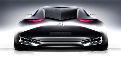 Citroen Divine DS Concept Design Sketch By Damien Fressard Car Body Design