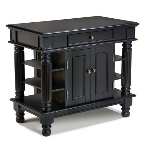 Homestyles Americana Black Kitchen Island