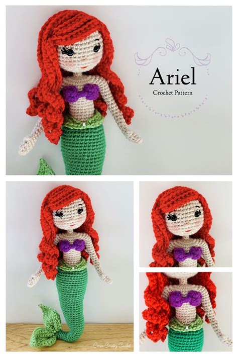 Get This Ariel Amigurumi Crochet Pattern Here For Free Mermaid