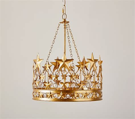 Enjoy free returns and cash on delivery. Emily & Meritt Gold Star Crown Chandelier | Pottery Barn Kids