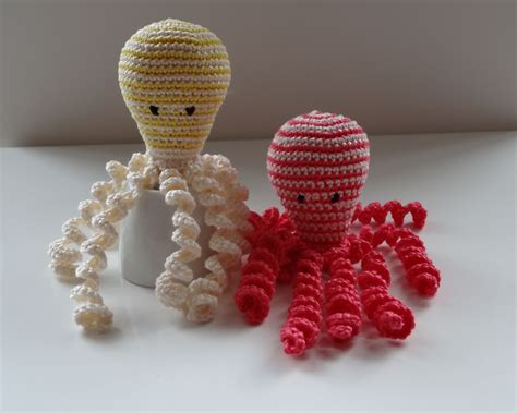 Inktvisjes Voor Couveusekindjes Gehaakt Haken Crochet