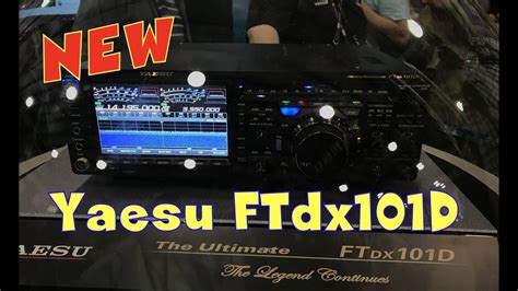 New Yaesu Ftdx101d Hf Transceiver Youtube