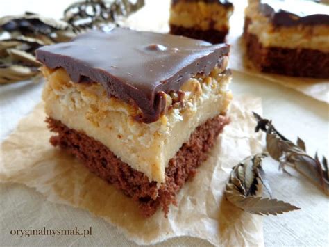 Ciasto Snickers Na Herbatnikach Z Masą Krówkową - Ciasto snickers - Oryginalny smak