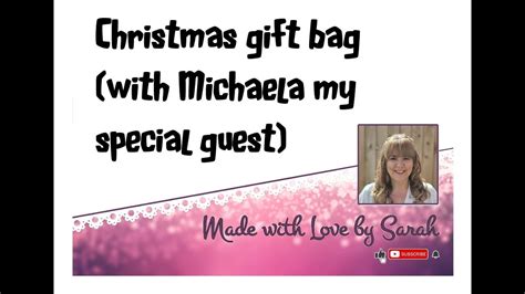 Christmas Bag With Michaela Youtube