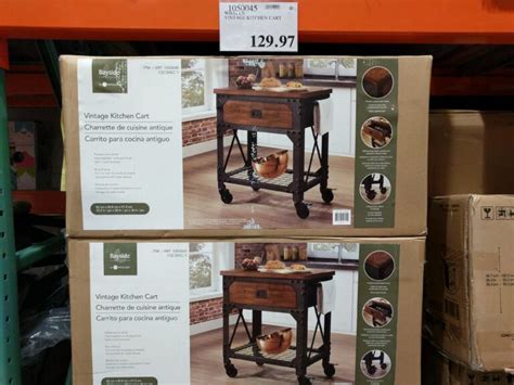 72 tall wood storage cabinets. Whalen Vintage Kitchen Cart | Costco97.com