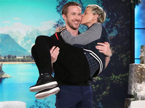 Watch Ryan Gosling And Ellen Degeneres Embrace One Another Coup De