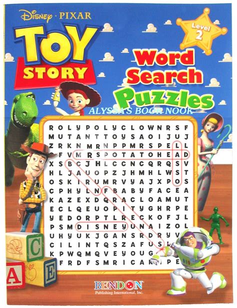 Disney Toy Story ~word Search Puzzles Book~ Level 2
