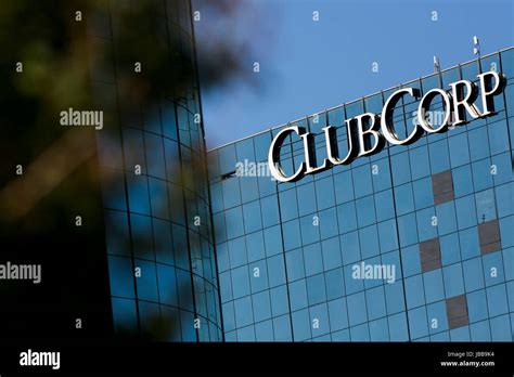 A Logo Sign Outside Of The Headquarters Of Clubcorp In Dallas Texas