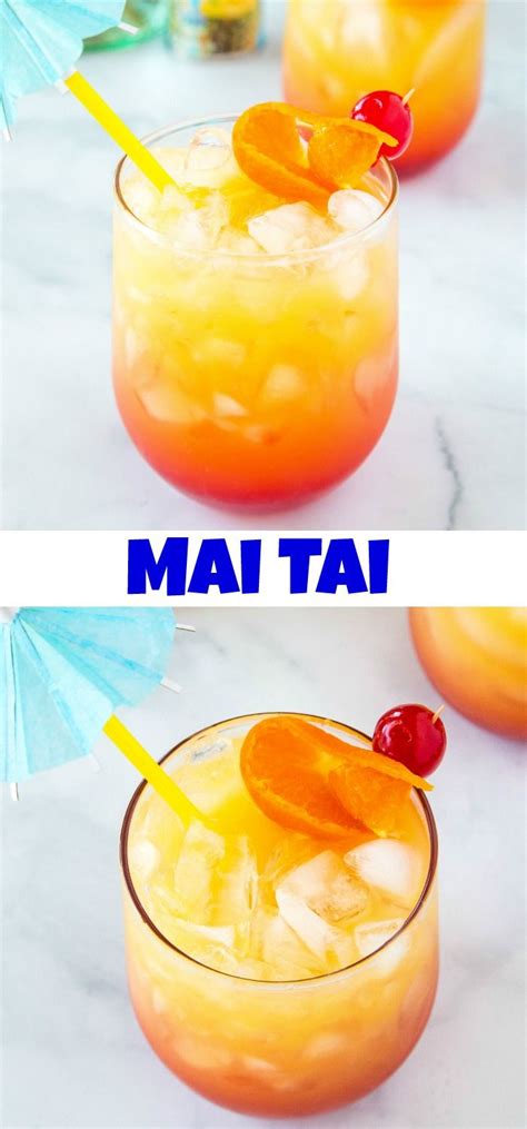 25 best ideas about fruity mixed. Mai Tai Drink - get all the taste of the tropics with this fruity and refreshing cocktail ...