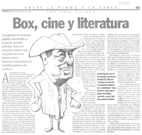 Box Cine Y Literatura Artículo Poli Delano Biblioteca Nacional